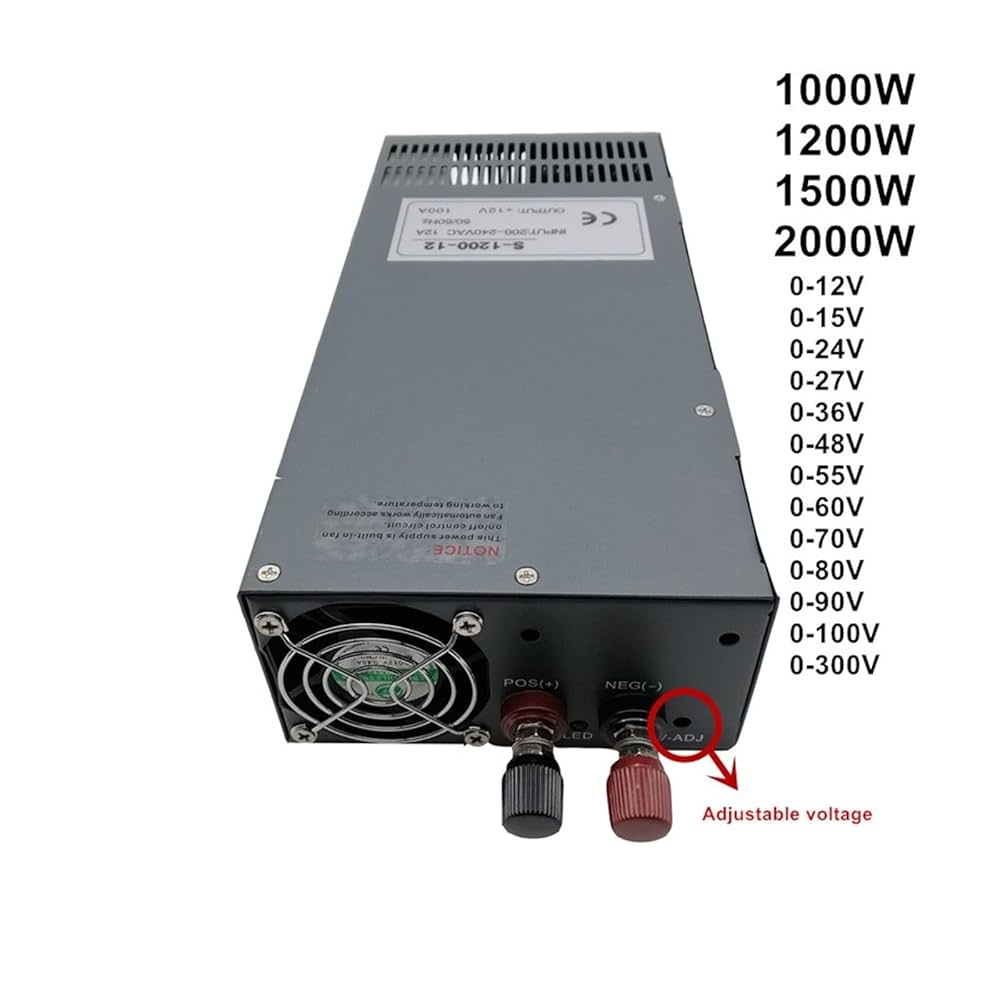 ★BOSYTRO DC 60V 25A 1500W スイッチング電源 Amazon.co.jp: BOSYTRO 60V 25A 1500W DC安定化電源PSU AC 110V