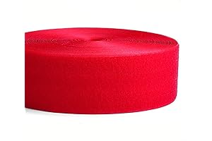 27' Long 2' Wide Red Velcro Cable Tie Reusable Self Gripping Tape Roll