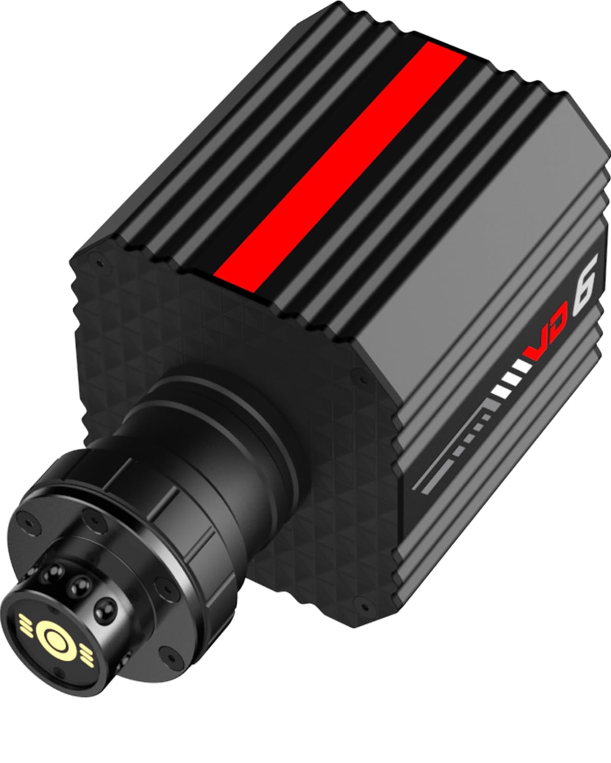 PXN VD6 Base de Volant Direct Drive – Couple de 6 Nm, Retour de Force Haute Précision, Moteur Servo à Faible Inertie Professionnelle – Base de Volant de Jeu pour PC