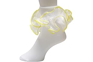 Girls Ruffled Foldover Socks