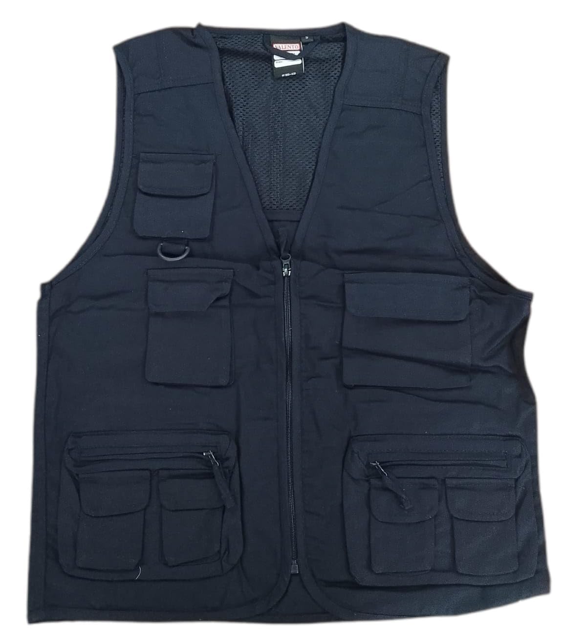 Genérico Chaleco Multibolsillos Transpirable Safari | Ideal para Trabajo, Aventura | Sarga Resistente y Confortable | Muchos Bolsillos = 9