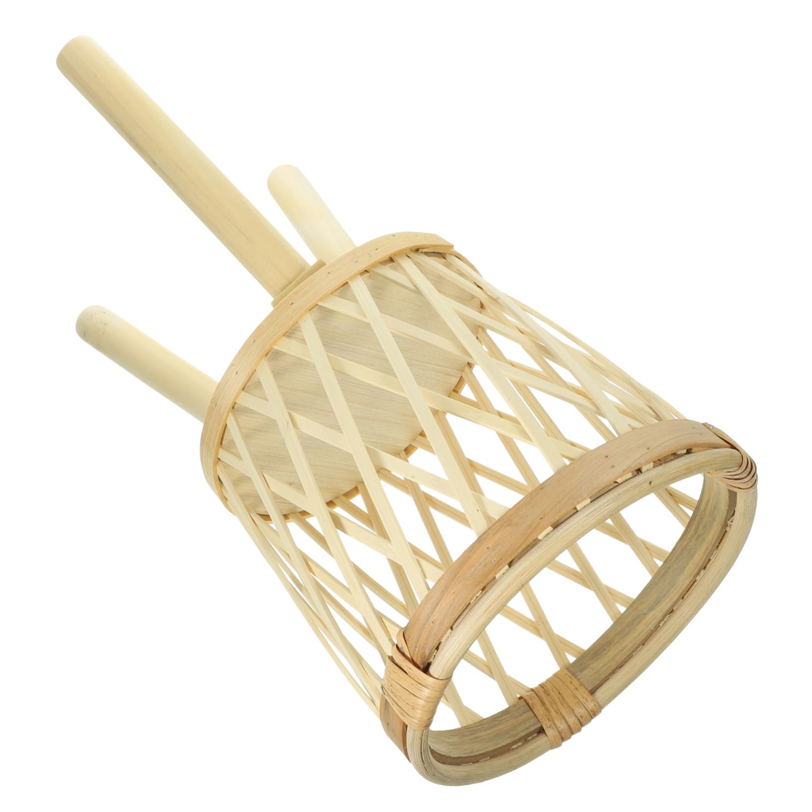 Support plante bambou trépied stable pour éviter chutes de pots salon