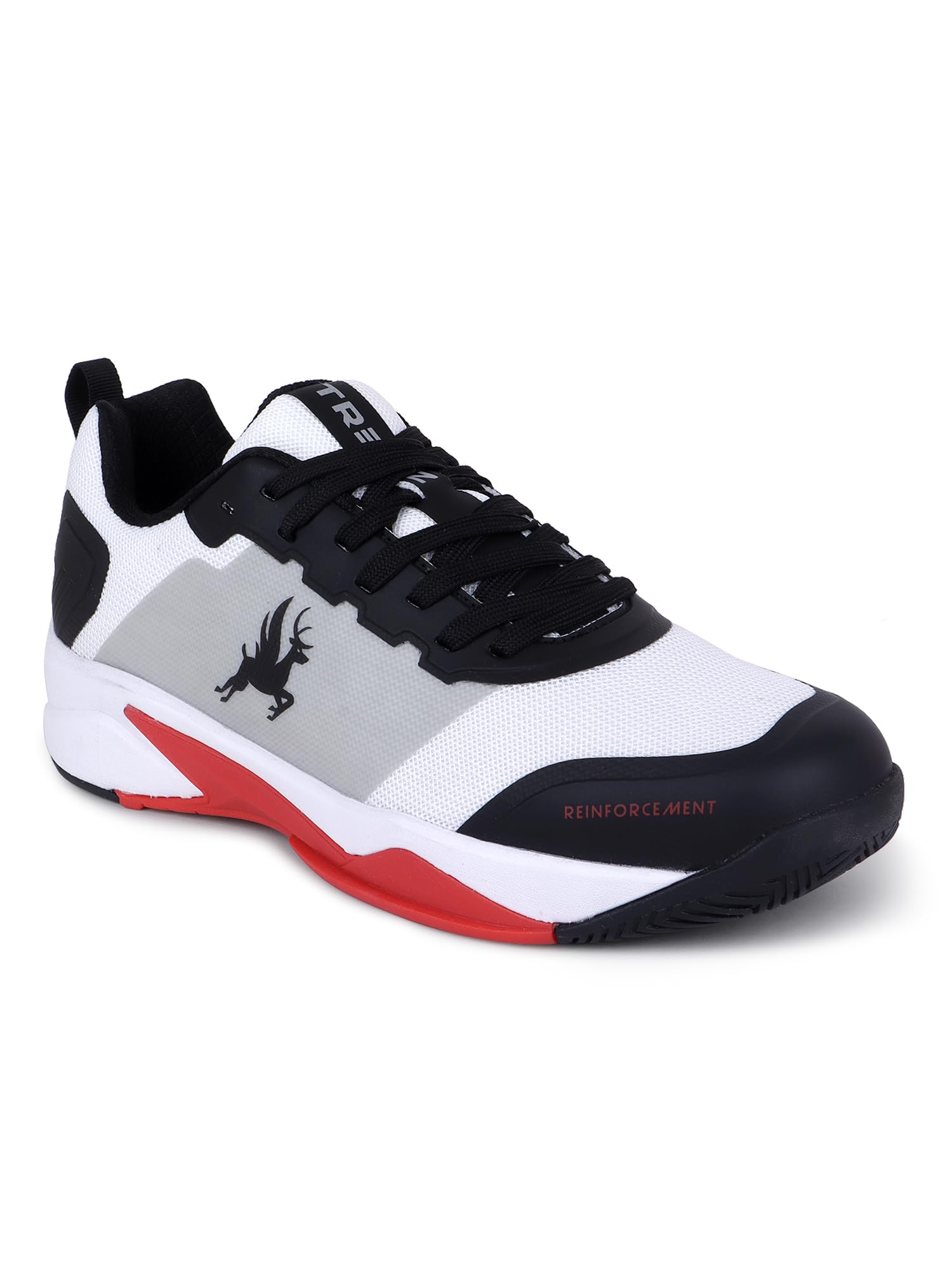 by Shiv Naresh Men Busky Lace-Ups Basketball Shoes |Cultured Round-Toe Shape & Cushioning Technology