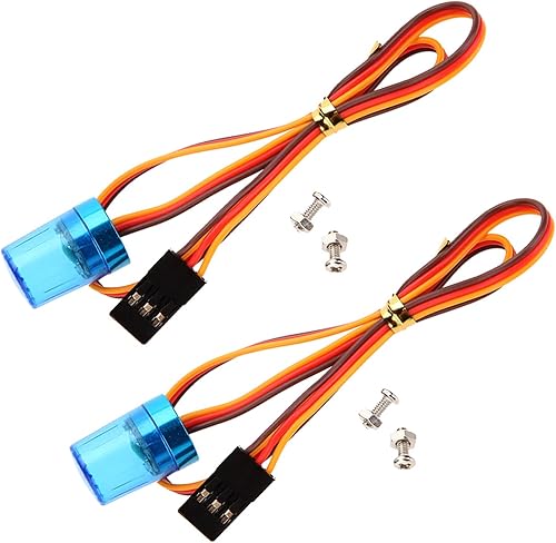 Lámpara LED estroboscópica giratoria intermitente de 0.354 x 0.591 in para modelo RC policía extinción de incendios ambulancia iluminación de coche