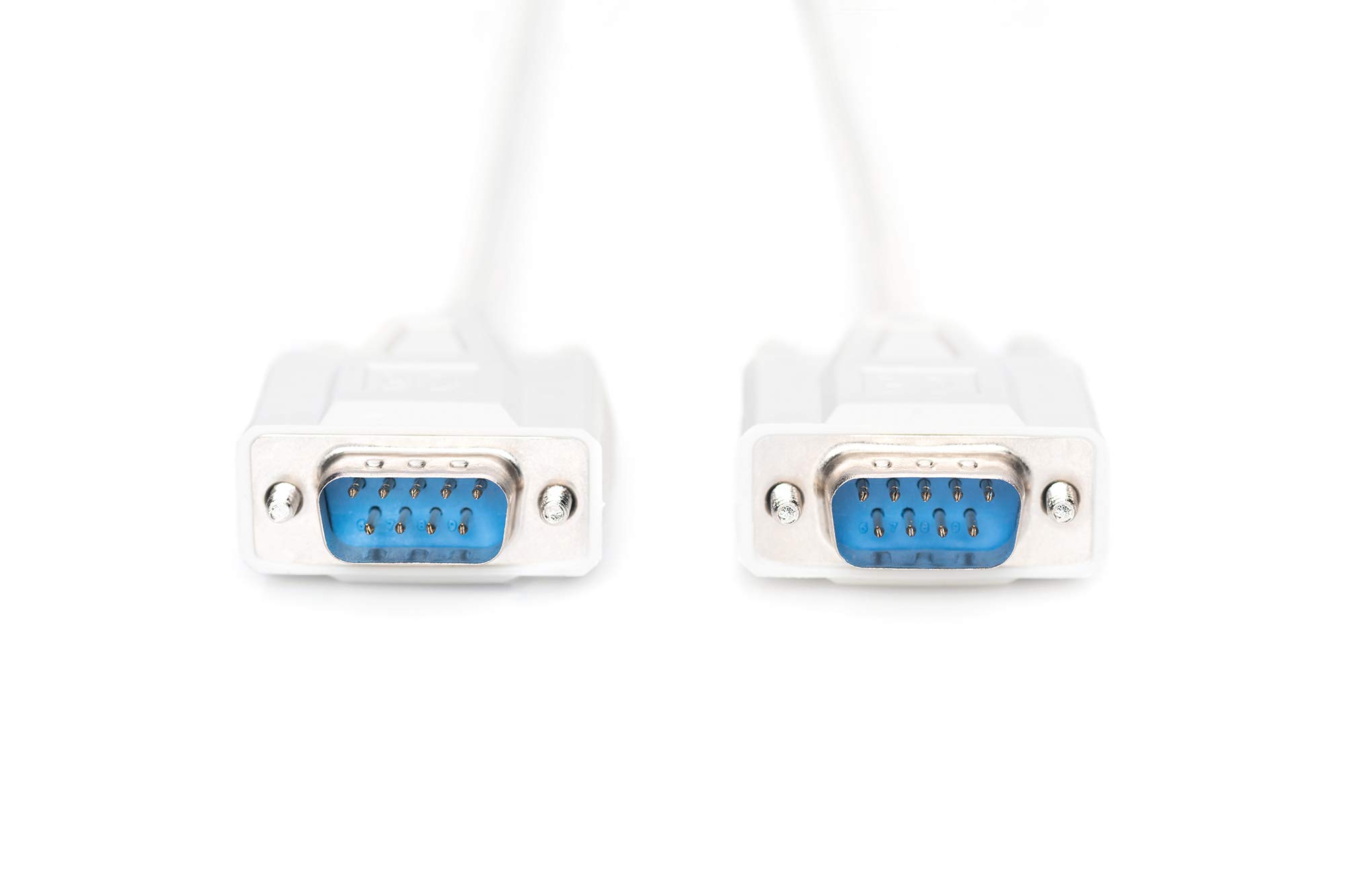 DIGITUS Kabel przyłączeniowy szeregowy - D-Sub 9 do D-Sub 9 - wtyczka do wtyczki - 2,0 m - RS-232 - RS-485 - beżowy