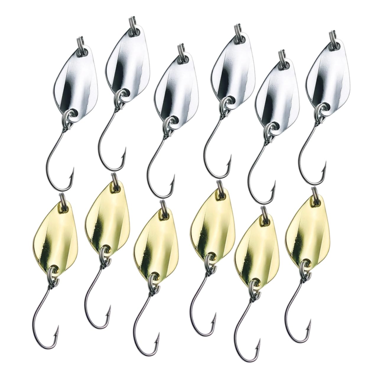 BESPORTBLE 5 Set Di Ami Da Pesca Pratici Per La Pesca in Acqua Dolce Ami Affondanti Creativi Esche Finte Per Persici 16 Pezzi * 5