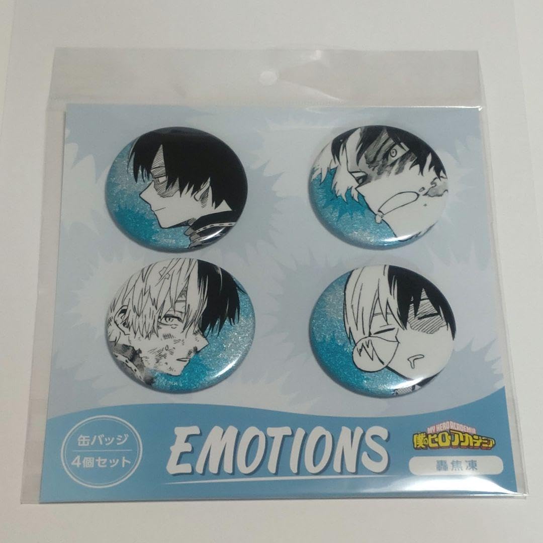ヒロアカ 轟焦凍 emotions 缶バッジ Amazon.co.jp: 轟焦凍 缶バッジ4個セット EMOTIONS ヒロアカ