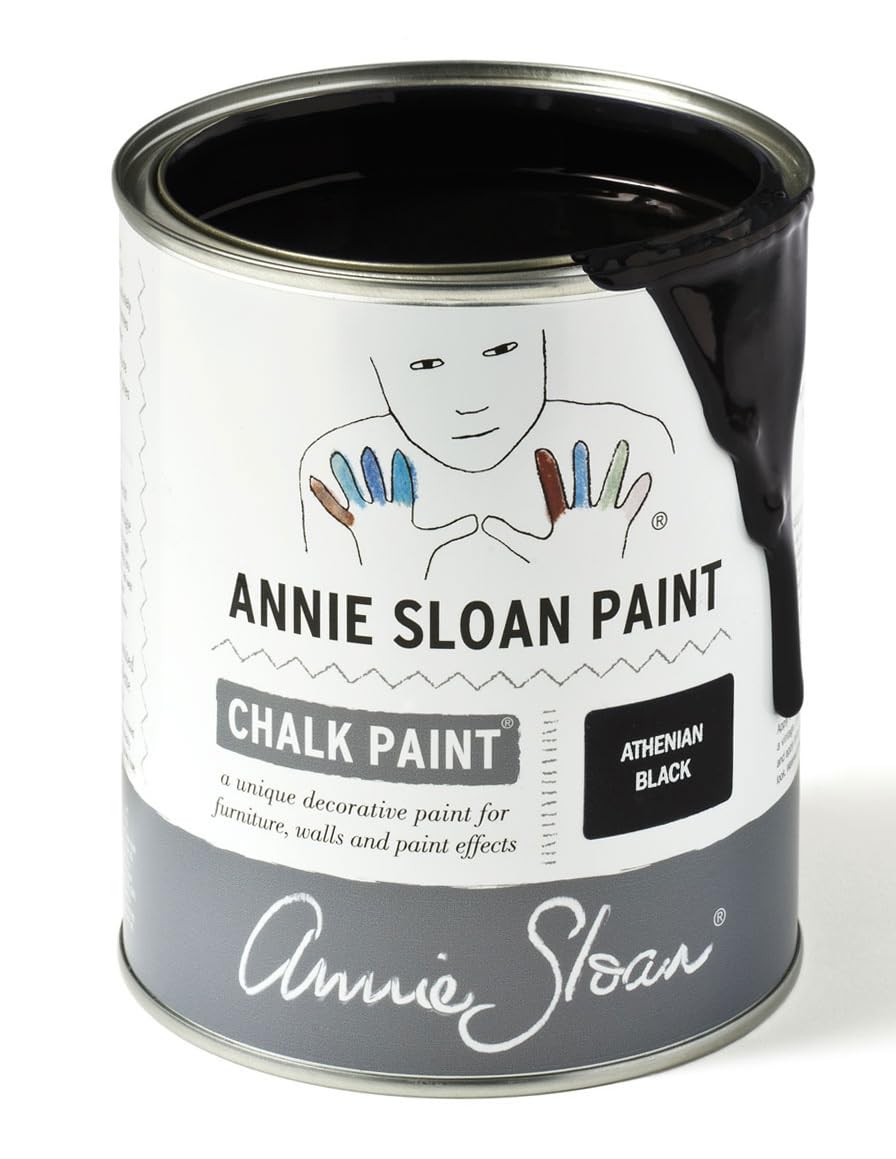 Dovetails Vintage Athenian Black Annie Sloan Chalk Paint Litre Furniture Paint Size 1