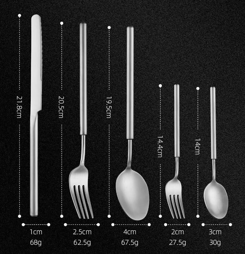 Set Cuchillos 5 Piezas Acero Inoxidable miniatura 2