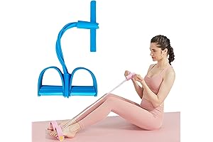 Versatile Tension Rope: 6-Tube Elastic Yoga Pedal Puller