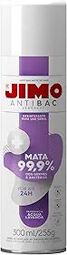 JIMO Antibac Desifentante Mata 99,9% das Bactérias Vírus e Fungos Agindo por 24h Remove Mau Odor dos Pets Lixo e Tabaco Acqua Lavanda 300ml