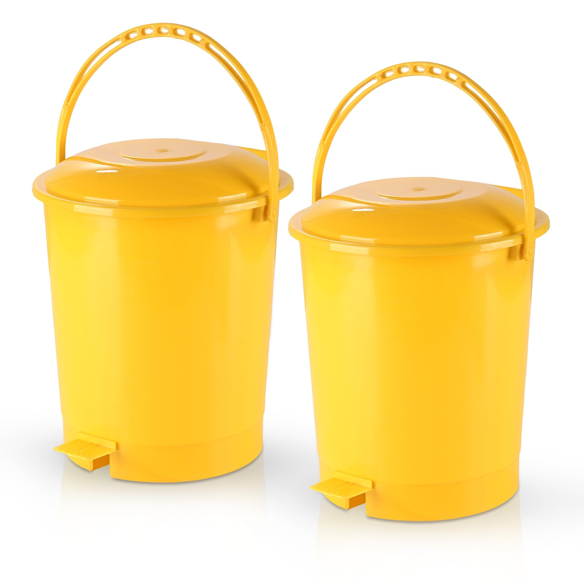 10L Pedal Bin - Hands-Free Kitchen & Bathroom Waste Bin -12