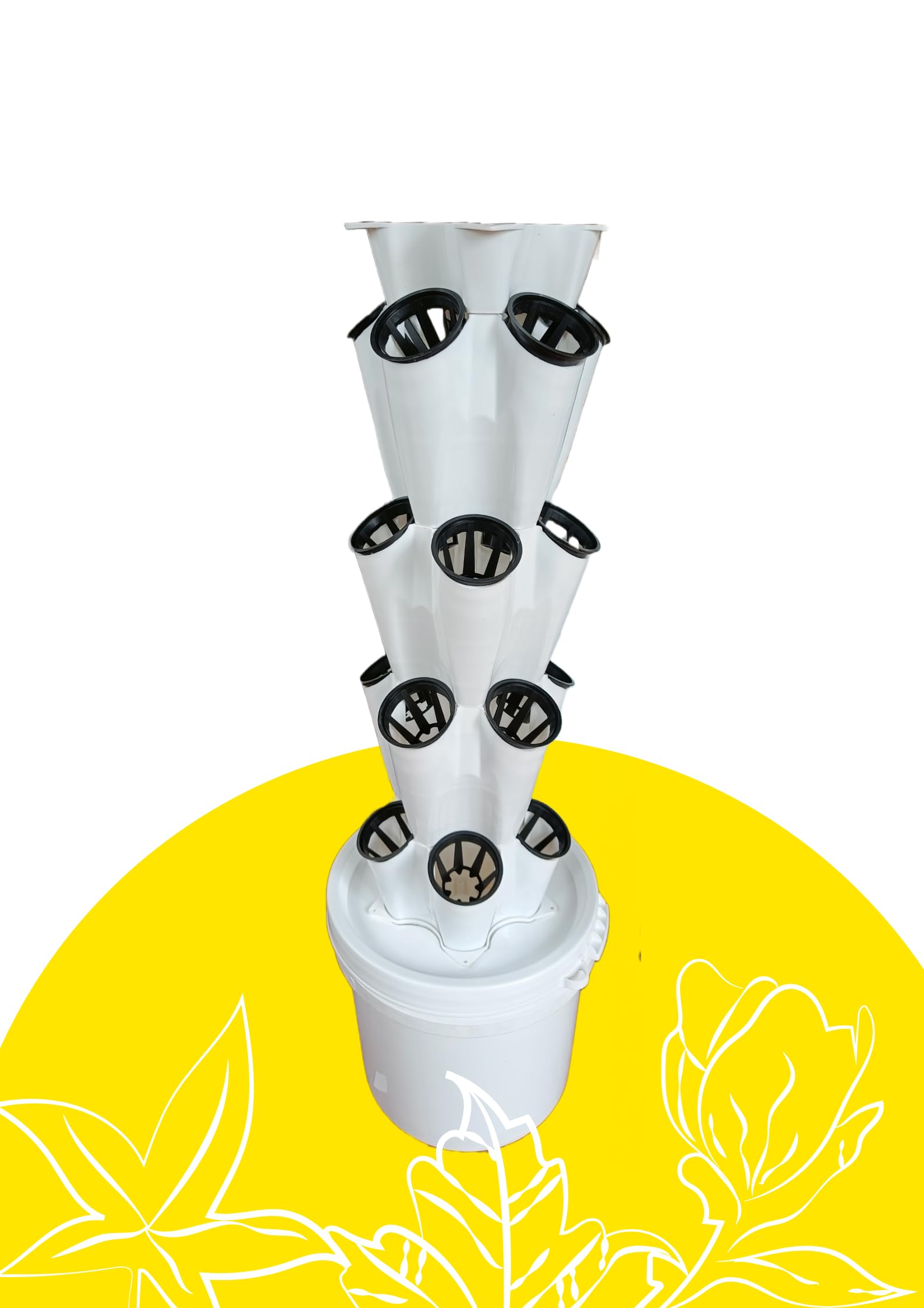 Green warrior Nova 20 Planter Vertical Hydroponic & Aeroponic Tower System With Tds Meter, Nutrients, Seeds & Coco Disc - Perfect For Home Farming & Gardening (B0D2R2ZDT7) Amazon Price History, Amazon Price Tracker