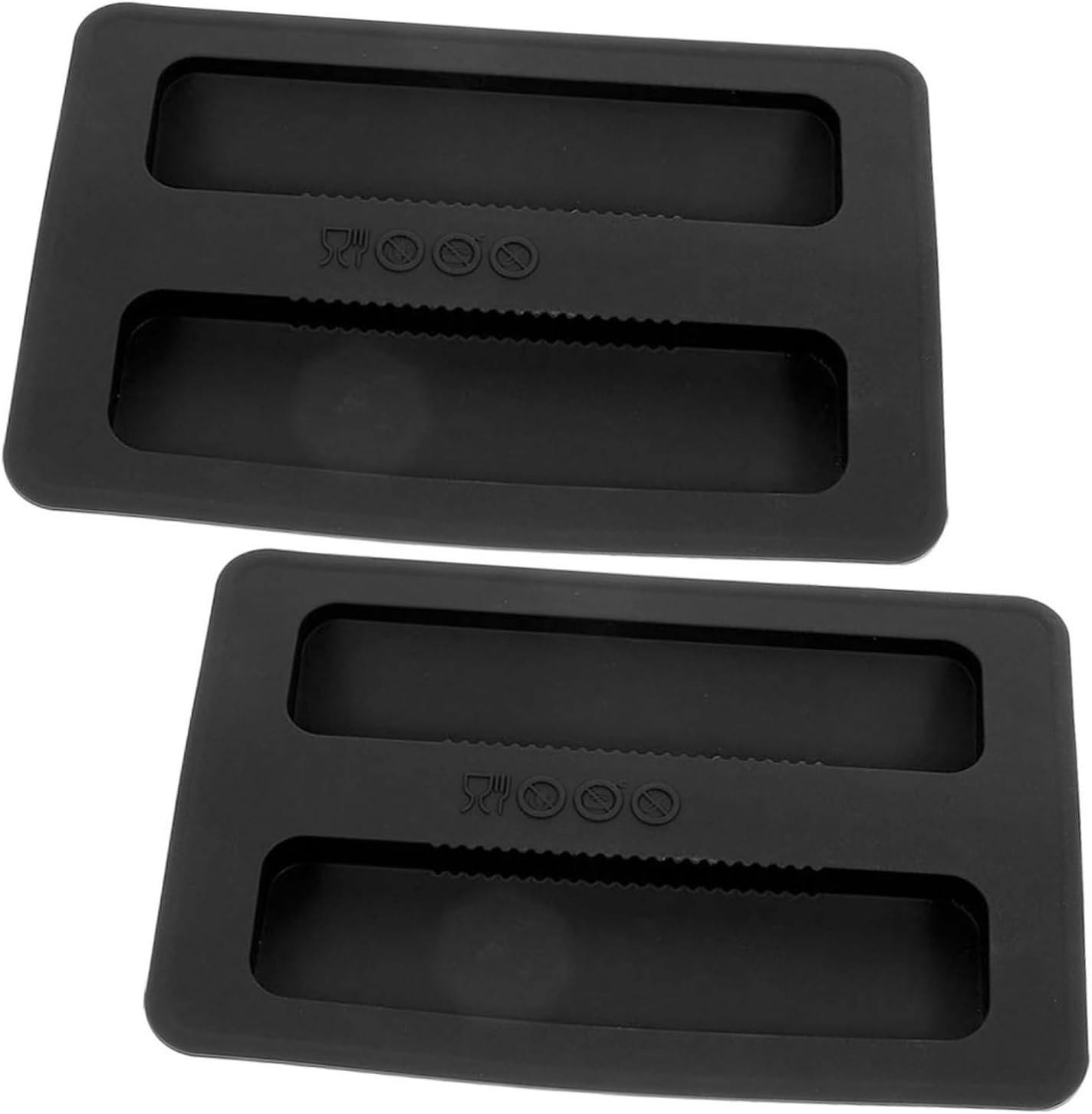 2Pcs Silicone Toaster Oven Cover for Bread Machine and Toaster