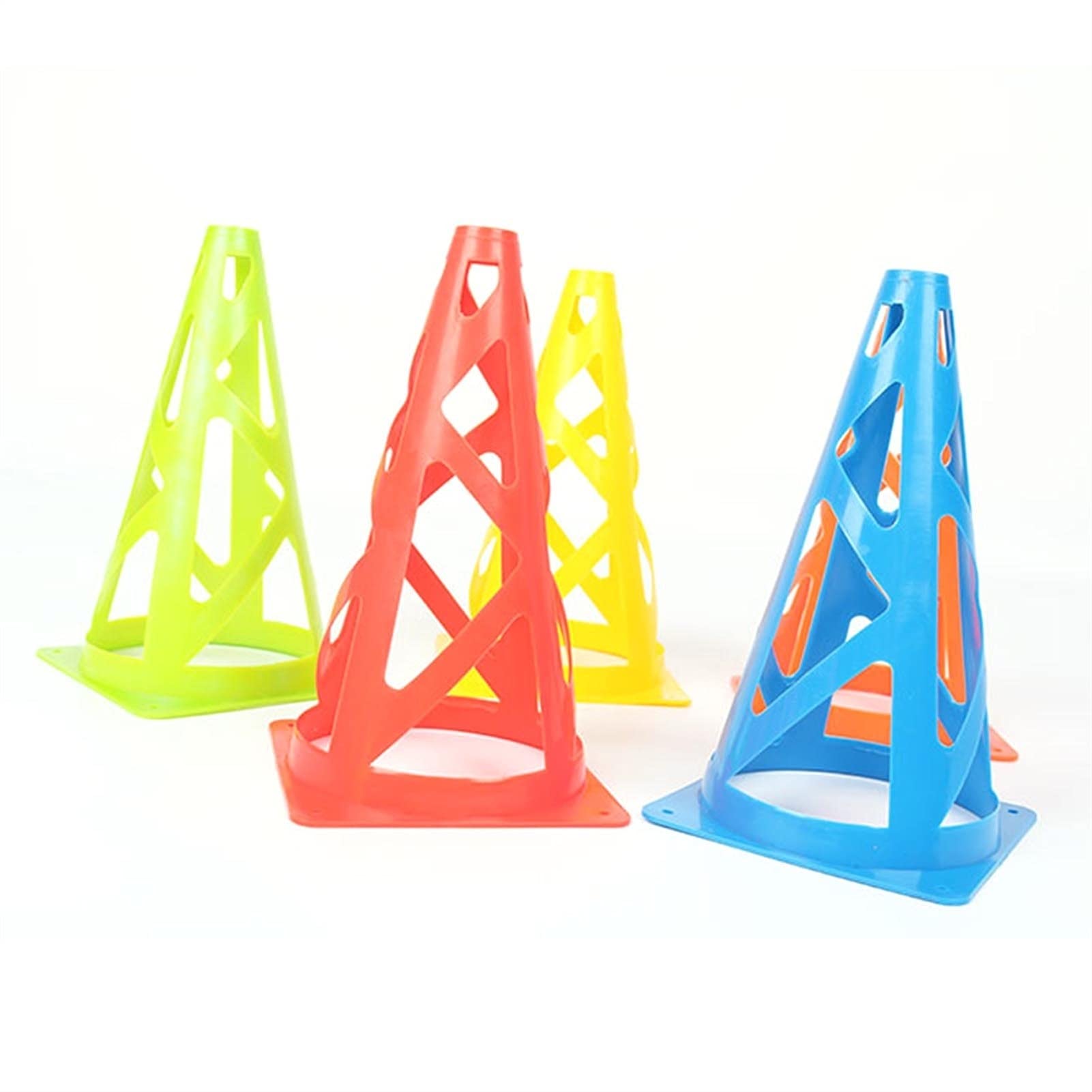 Conos de fútbol Coneles de agilidad deportiva interior y al aire libre, baloncesto de 9 ", entrenamiento de fútbol, ​​cono de marcador de entrenamiento de fútbol, ​​kindergarten al aire libre obstácul