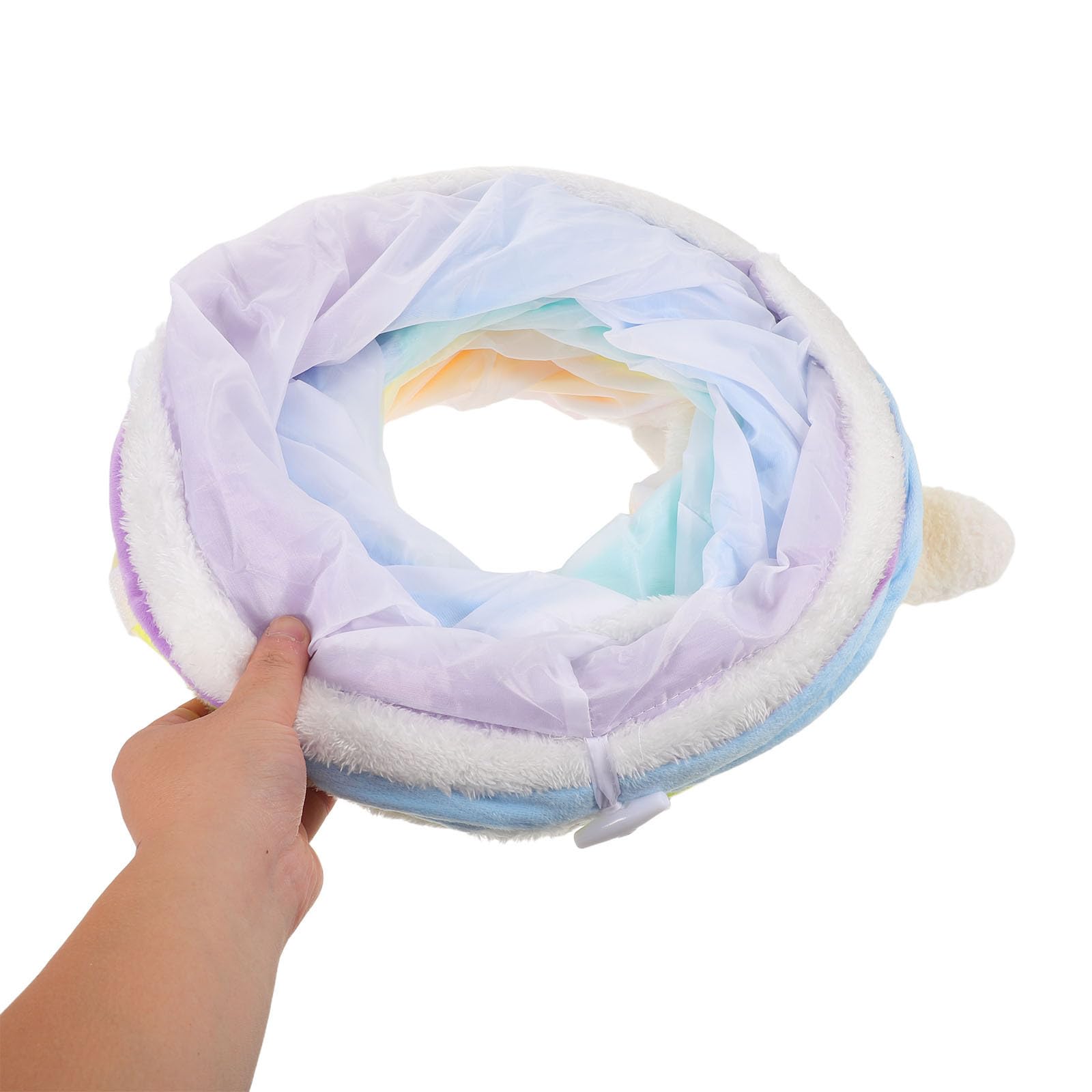 Toyvian Tunnel Gioco per Gatti e Cuccioli da Interno Fori, Facile da Riporre e Previene la Noia per Divertimento Interattivo del Tuo Animale