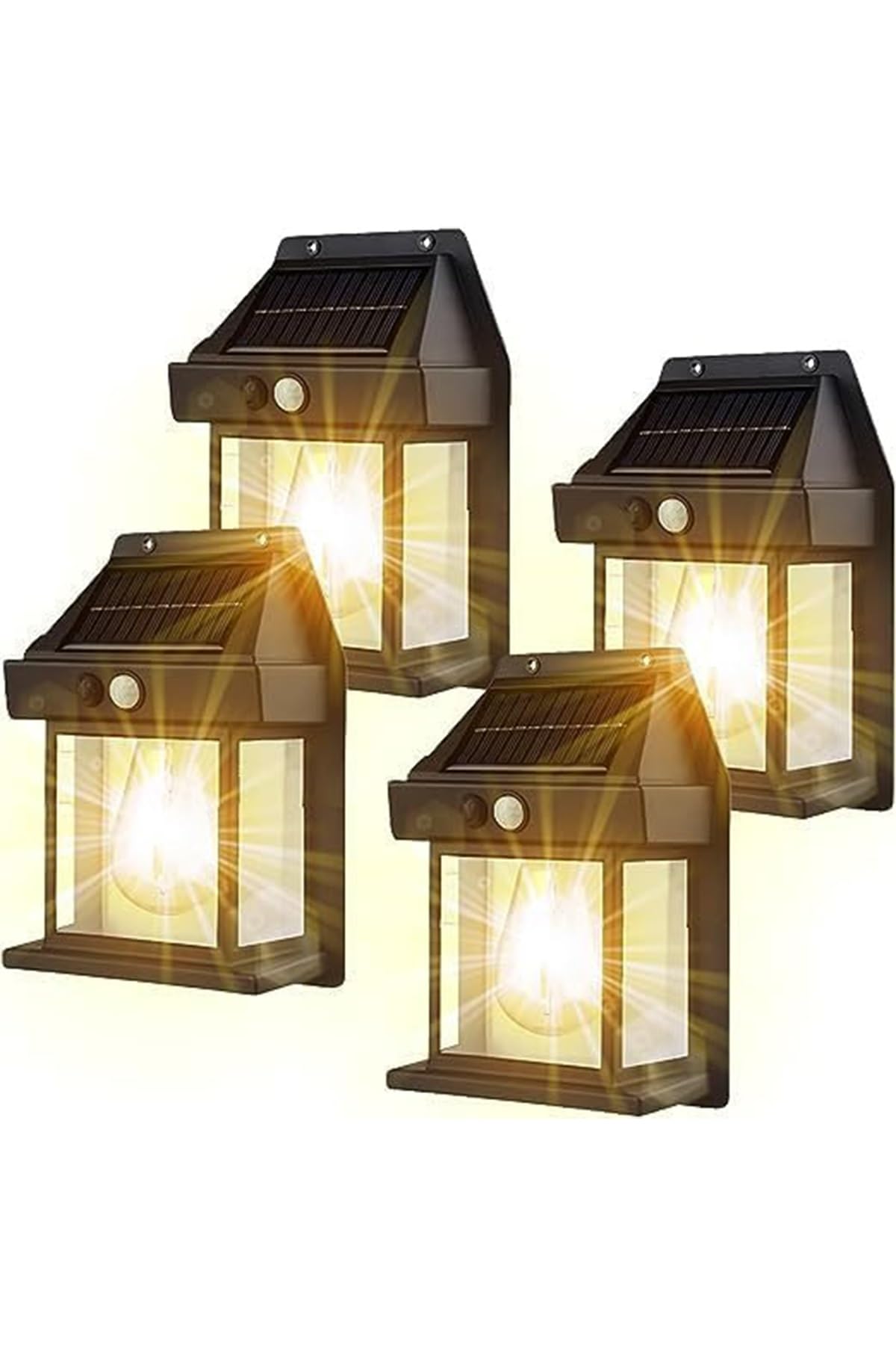 2026 Model YENİ Suya Dayanıklı Harekete Duyarlı Güneş Enerjili Solar LED Dış Mekan Bahçe Lambası (4)