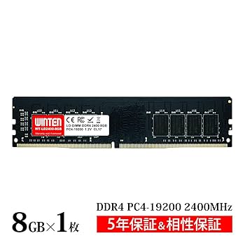 WINTEN 増設メモリ　WT-SD2400-D32GB Amazon.co.jp: WINTEN ノートPC用メモリ DDR4-2400 16GB（8GB×2