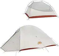 Barraca de Camping para Montanhismo Individual Leve para Mochileiros com Base, Tendas Ultraleves Independentes para Acampamento e Caminhadas Tenda