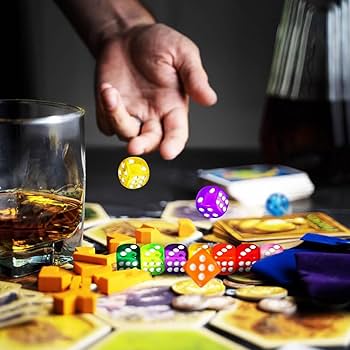 サイコロ Amazon | DFsucces サイコロ ダイス 8色 40個 アクリル ブレンド