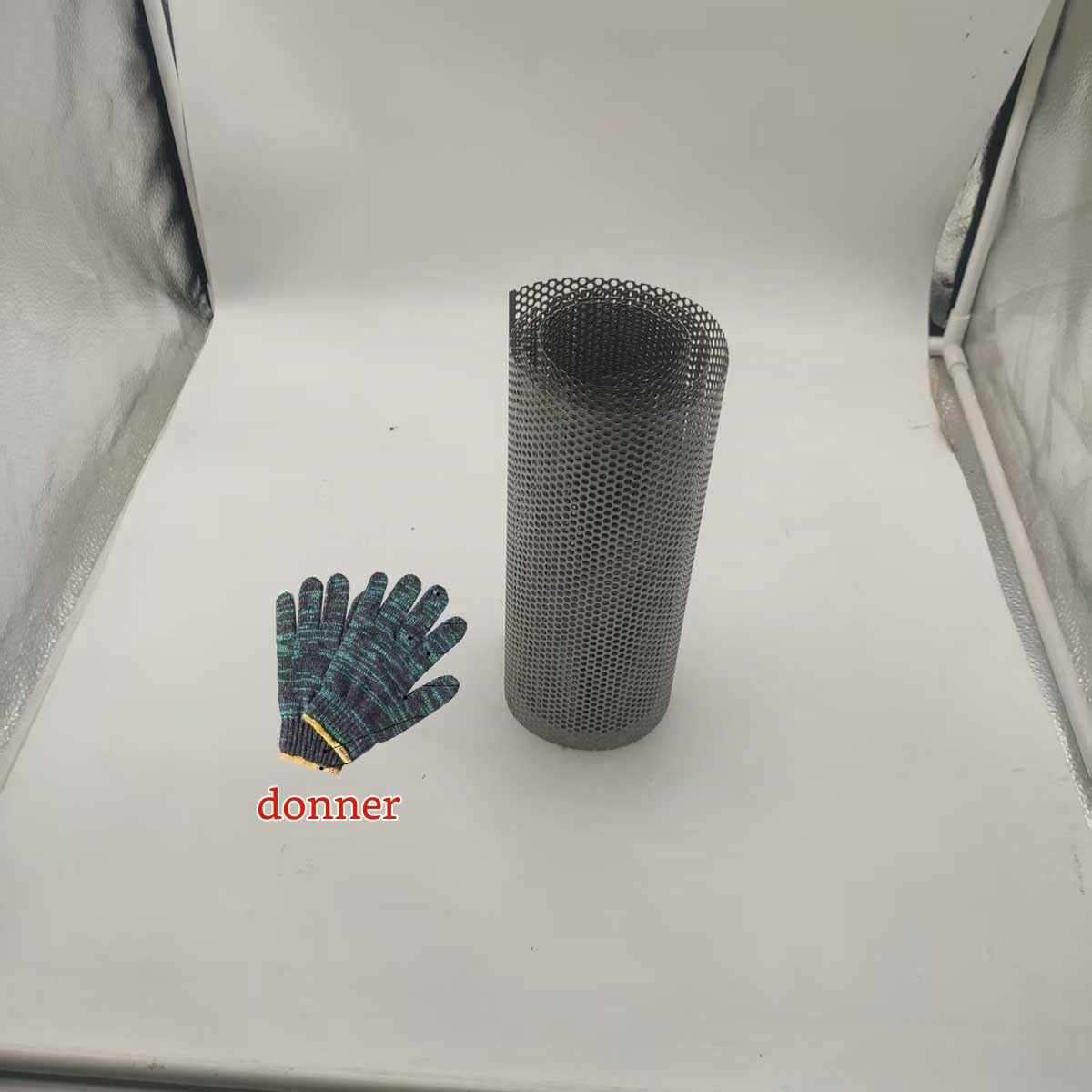 Tôle Perforée Inox 304, Plaque en Acier Inoxydable 2mm d'Épaisseur | avec Trous Ronds pour Ventilation, Décoration Murale et Meuble（24 x 100 cm）