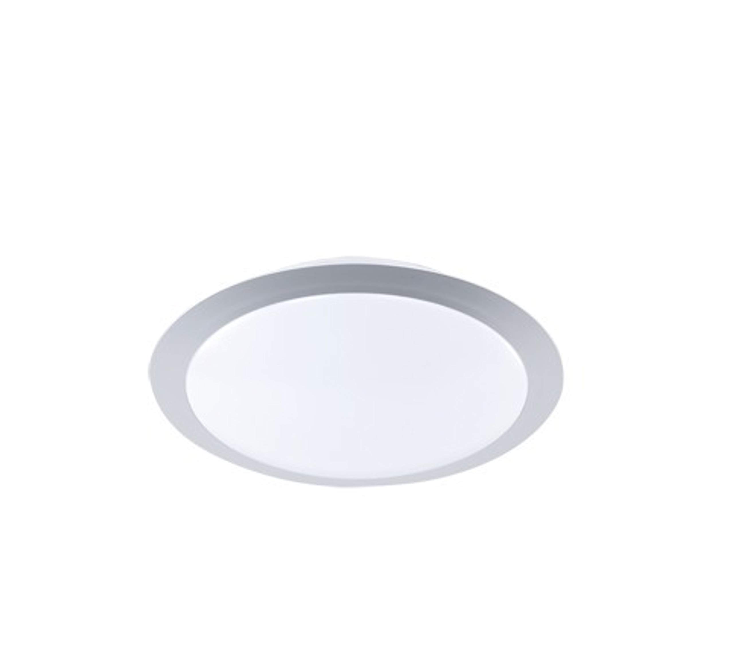 Trio Leuchten LED-Deckenleuchte titanfarbig, Kunststoff weiß, inklusive 1x 9W LED, ø 30 cm 626510987