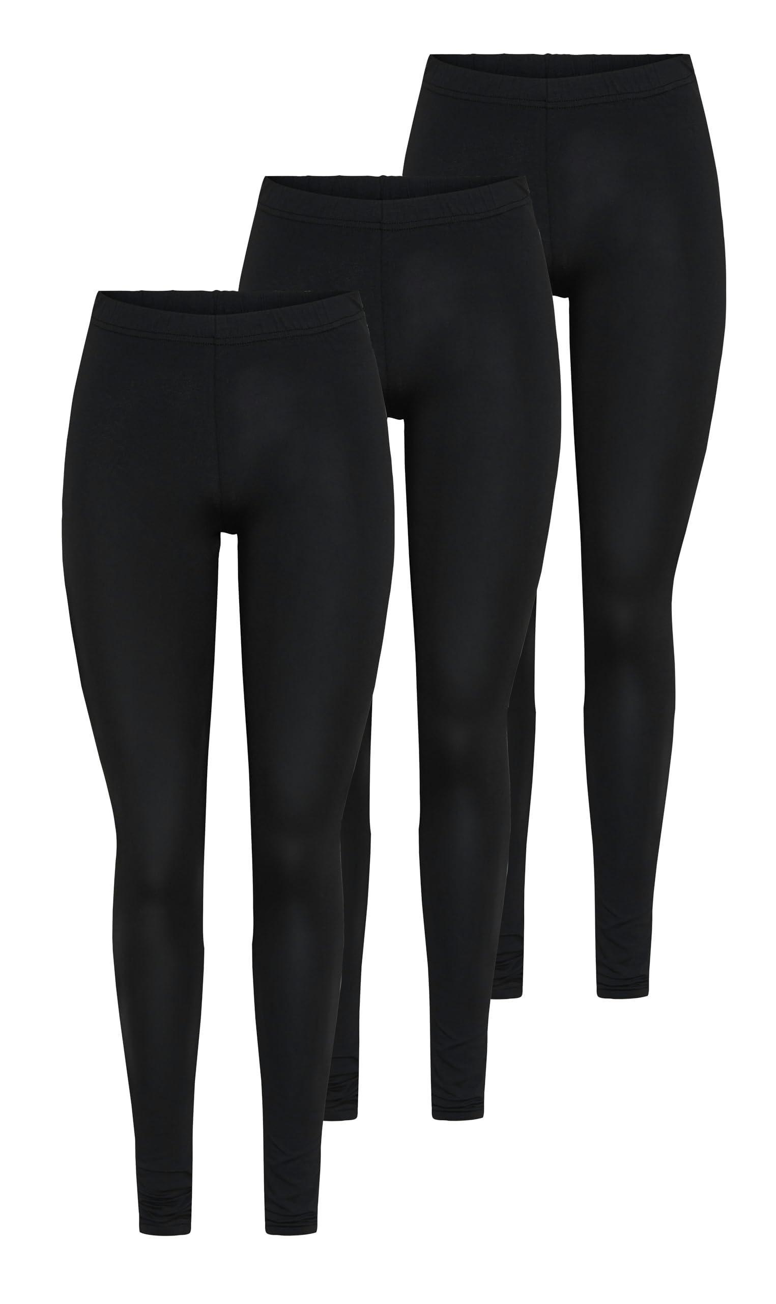 PIECES Damen PCEDITA Long Leggings JRS NOOS BC
