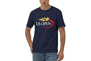 US Open Tennis Men's 170G Combed Cotton Short Sleeve T-Shirt