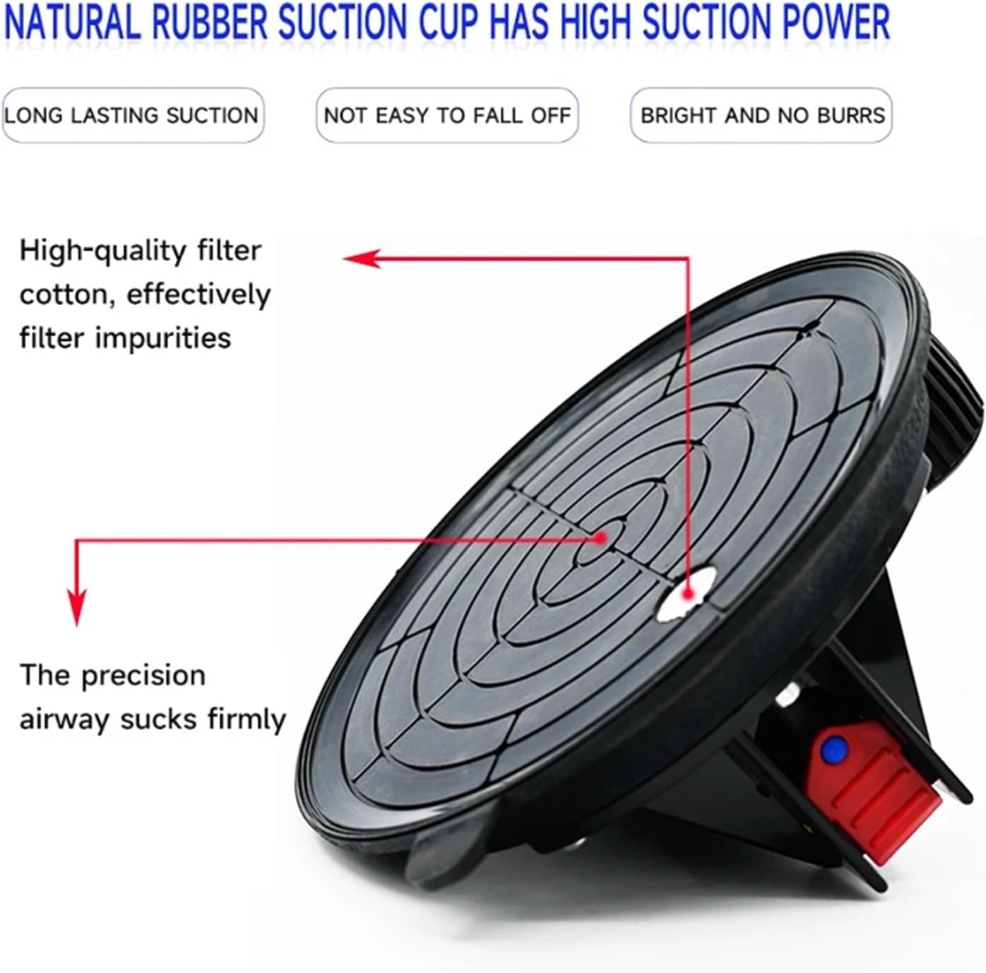 250 Kg Carrying Capacity Powerful Vacuum Suction Cup 8 Inch Heavy Duty Vacuum Spreader for Granite Tile Glass Manual Lifting (Color : Type 5 Plastic Box)