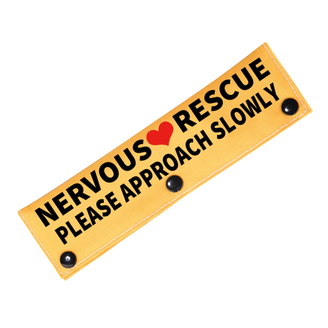 Nervöse Hundeleine Sleeve – Warnhülle 'Nervous Rescue Approach Slowly' Für Mehr Sicherheit