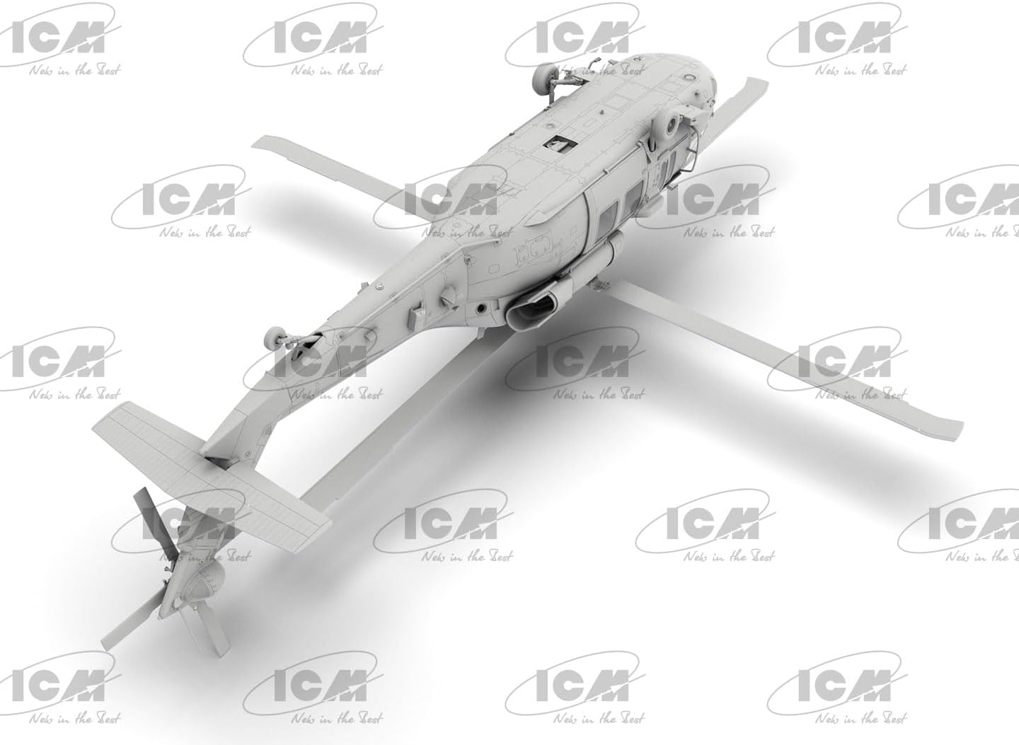 ICM 48361 - UH-60A Black Hawk, US Military Transport Helicopter - Plastic Military Model Kit - Scale 1:48