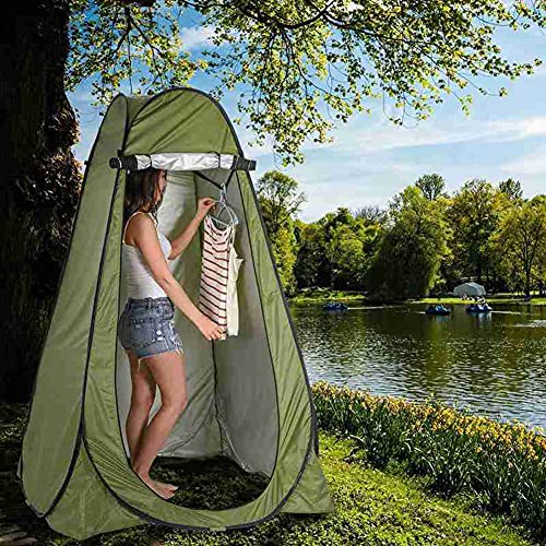 Tente de douche pliable et cabine de change portable pour le camping - 2