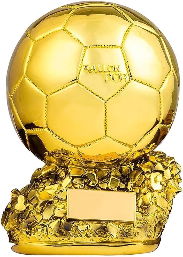 Trophy Football Golden Ball Multiple Sizes Available