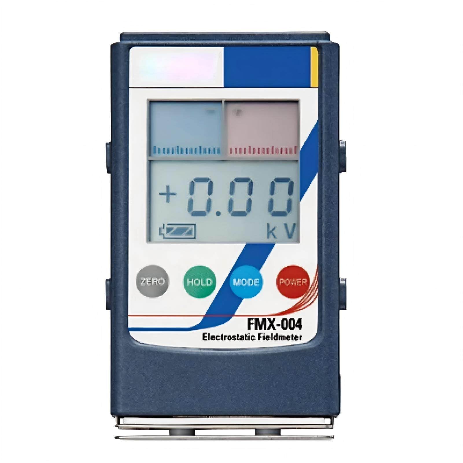 Miernik pola elektrostatycznego, ręczny tester (0–20 kV / 30 kV) i tester równowagi jonowej z wyświetlaczem LCD; do tekstyliów, włókien, papieru i tworzyw sztucznych 30KV