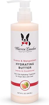 Warren London Hydrating Butter Leave in Pet Conditioner for Dogs | Lotion for Skin and Coat | Aloe Puppy & Dog Conditioner fo