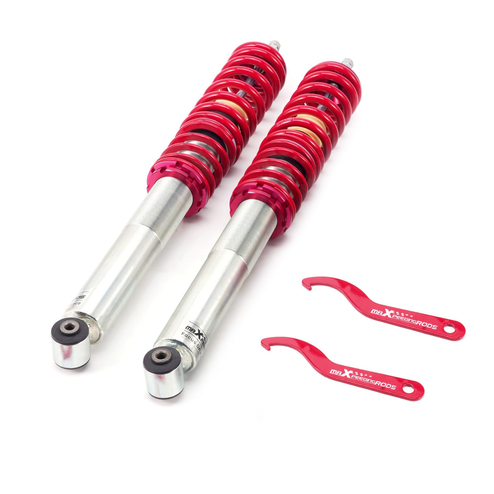 maXpeedingrods Zawieszenie gwintowane tylne do VW Golf 2, 3 MK2 MK3 2DW sportowe zawieszenie coilovers z regulacją wysokości