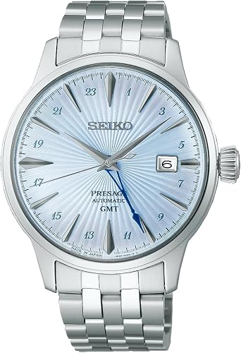 Seiko SSK037J1 Presage Cocktail Time GMT Sky Diving Cocktail Time Made in Japan Mens Watch Overseas Model