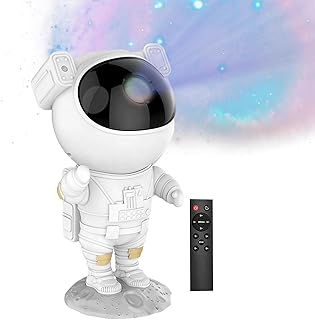Astronaut Light Projector, Robot LED Starry Projector with Remote, Astronaut Galaxy Star Projector, Sky Light Projector with Remote and Timer for Kids Adults