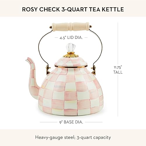 Miniatura 43 de MacKenzie-Childs - Hervidor de té. color fantasía (Courtly Check)