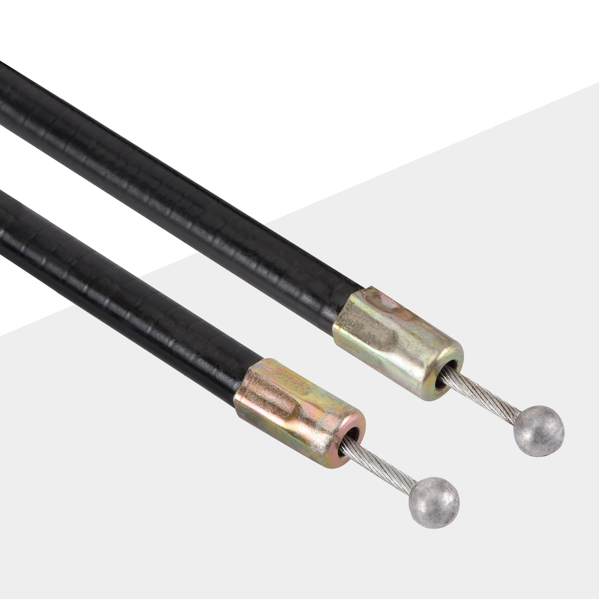 GOOFIT 50,6"anteriore freni a tamburo set di cavi sostituzione per la 250cc 200cc raffreddato ad acqua ATV (2 pc/insieme)