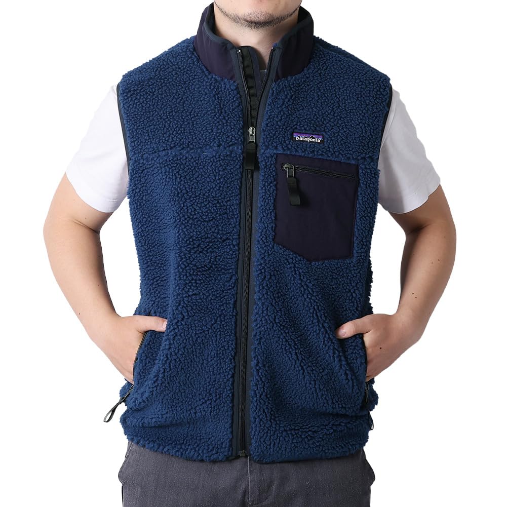 17aw パタゴニア クラシック レトロ ベスト ナチュラル/ネイビー XXL 17aw パタゴニア クラシック レトロ ベスト ナチュラル/ネイビー XXL