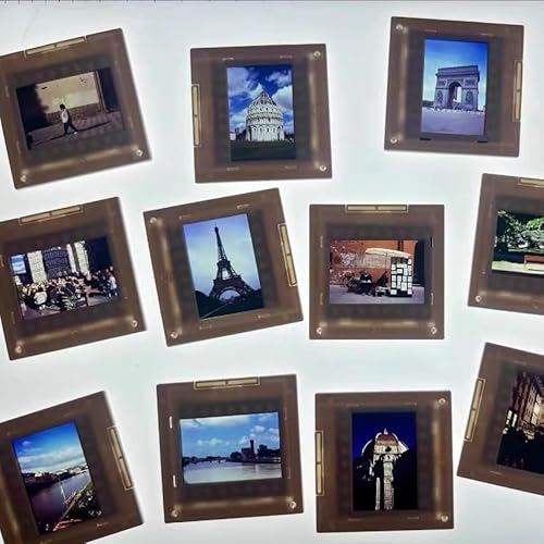 image for SNLxStudioz 35mm Slide Mounts (100 Pack) – Reusable Plastic Snap-in 