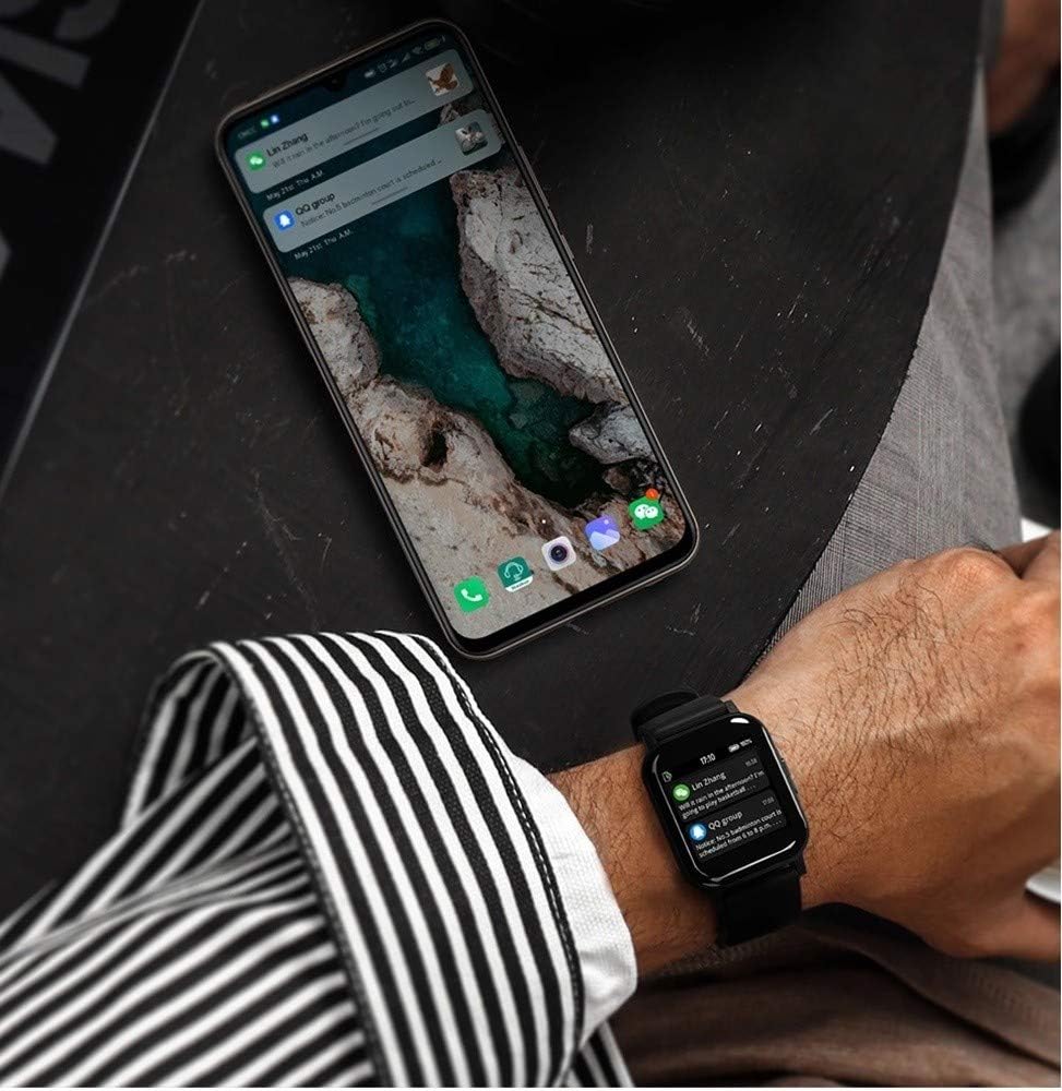 relogio inteligente xiaomi haylou smartwatch 2 ls02 preto