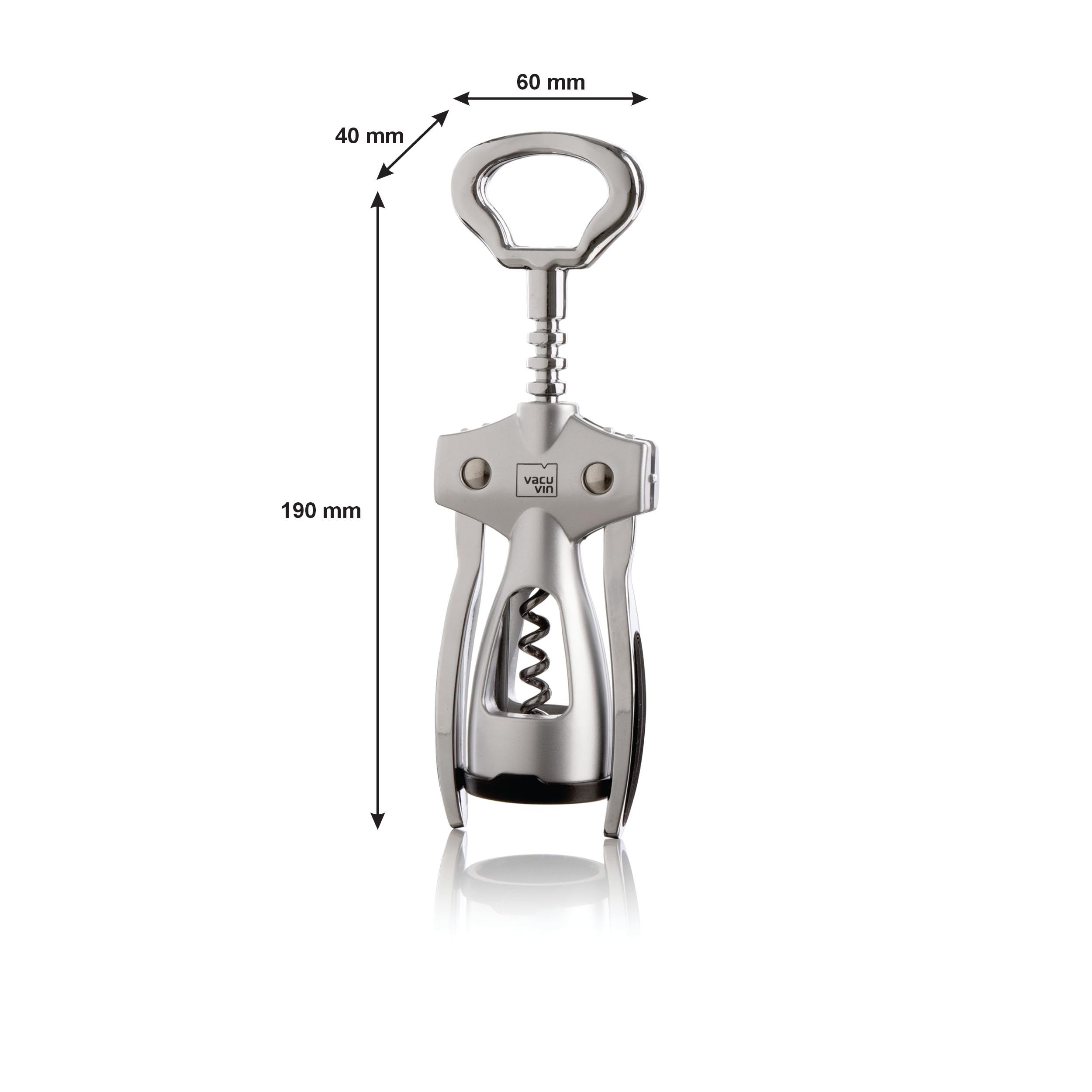 Vacu Vin 68423606 Winged Corkscrew hediye paketi