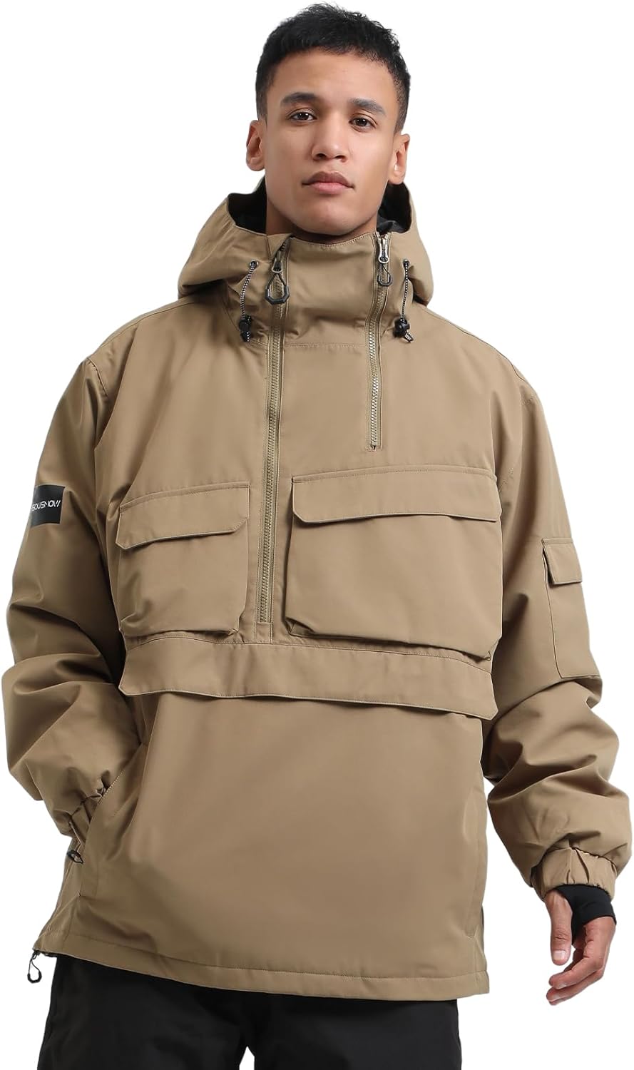 Mens Snowboard Jacket Ski Pullover Coat Warm Jamaica Ubuy