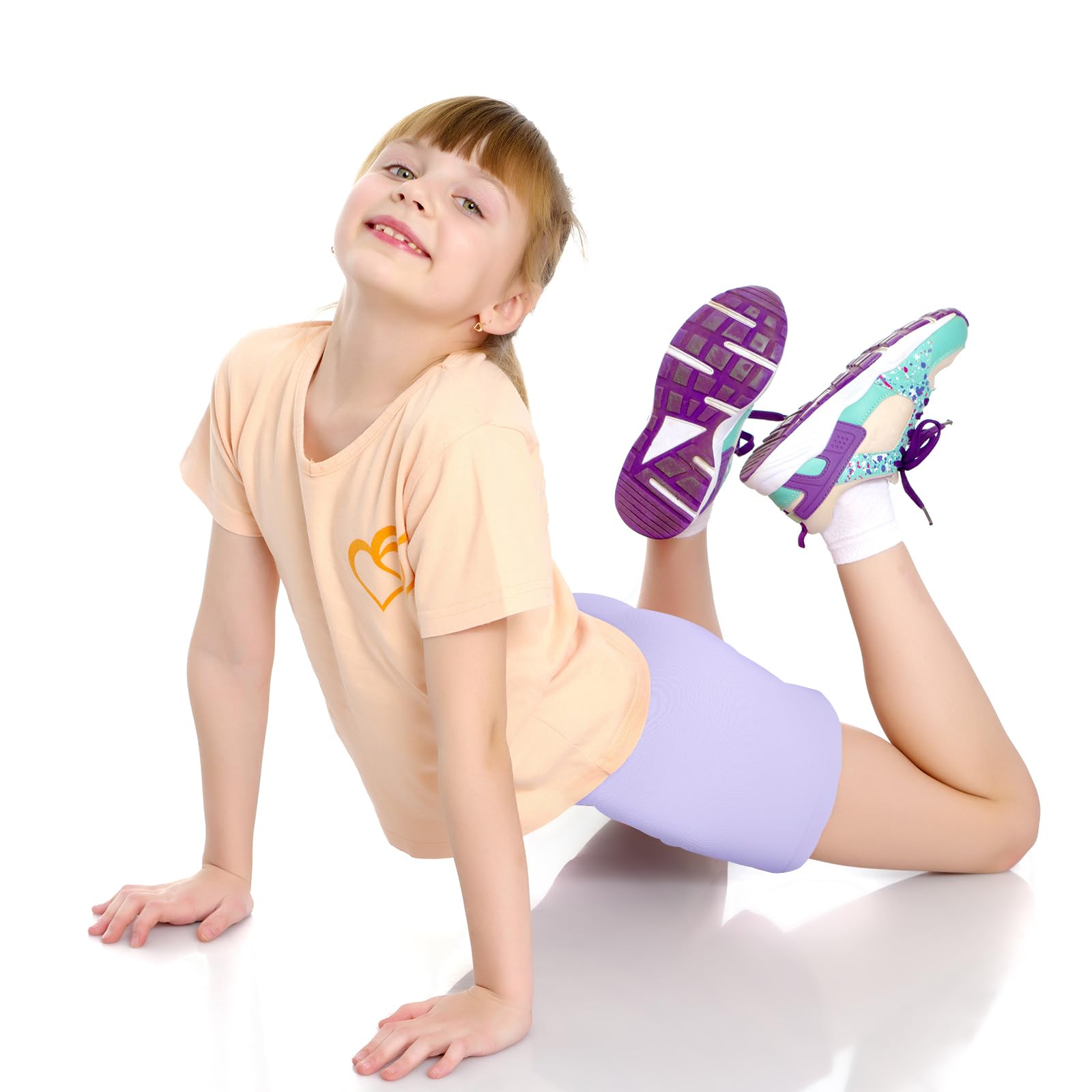 Boyiee 12er-Pack Mädchen-Shorts, Kleinkinder, Fahrrad-Shorts, Tanz, Gymnastik, Yoga, Sicherheit, aktive Unterkleid-Hosen