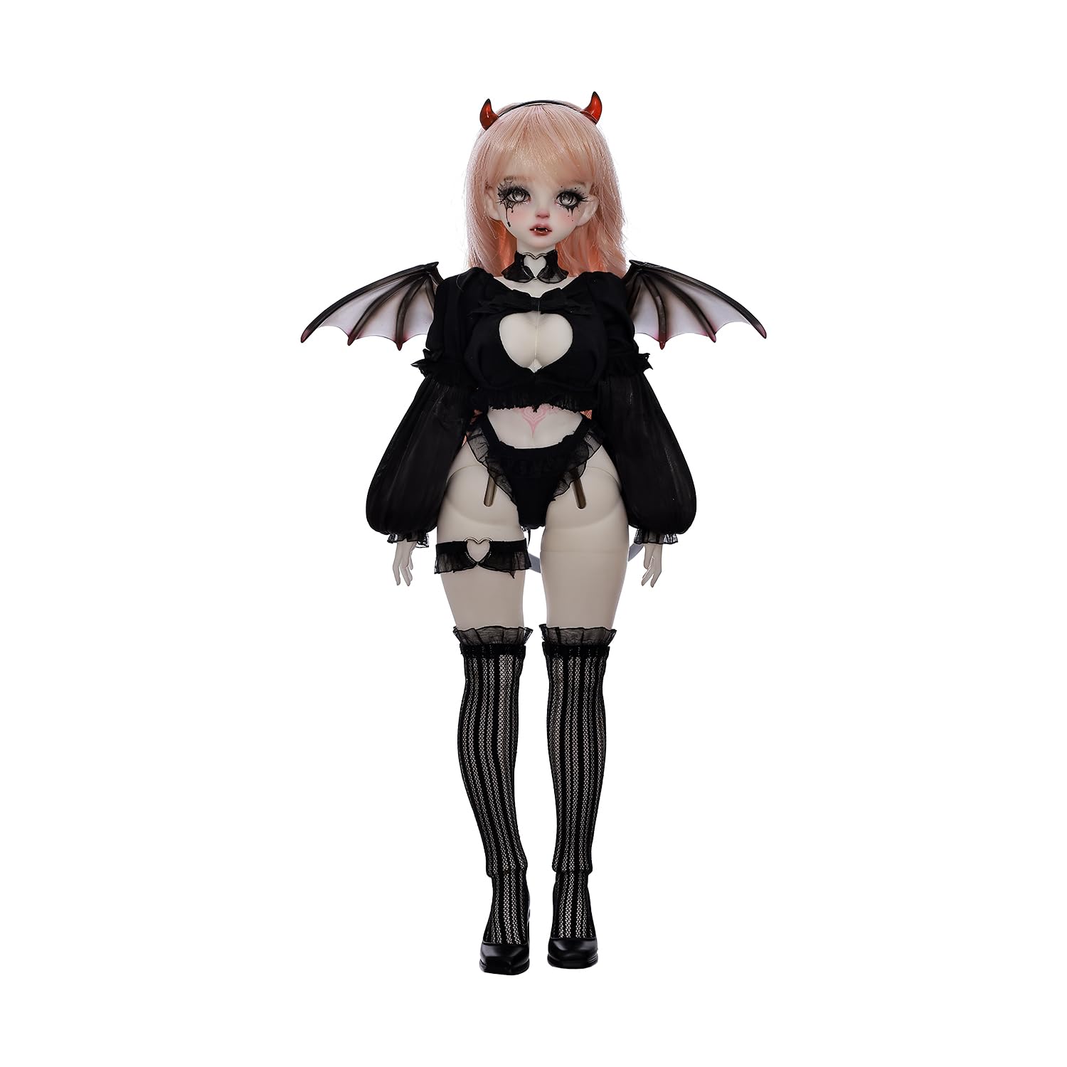 Oueneifs Satanibjd 1/4 Bjd Puppe Halloween Hexe Dämon Stil Dunkler Party Ball Gelenkpuppen Harz Spielzeug