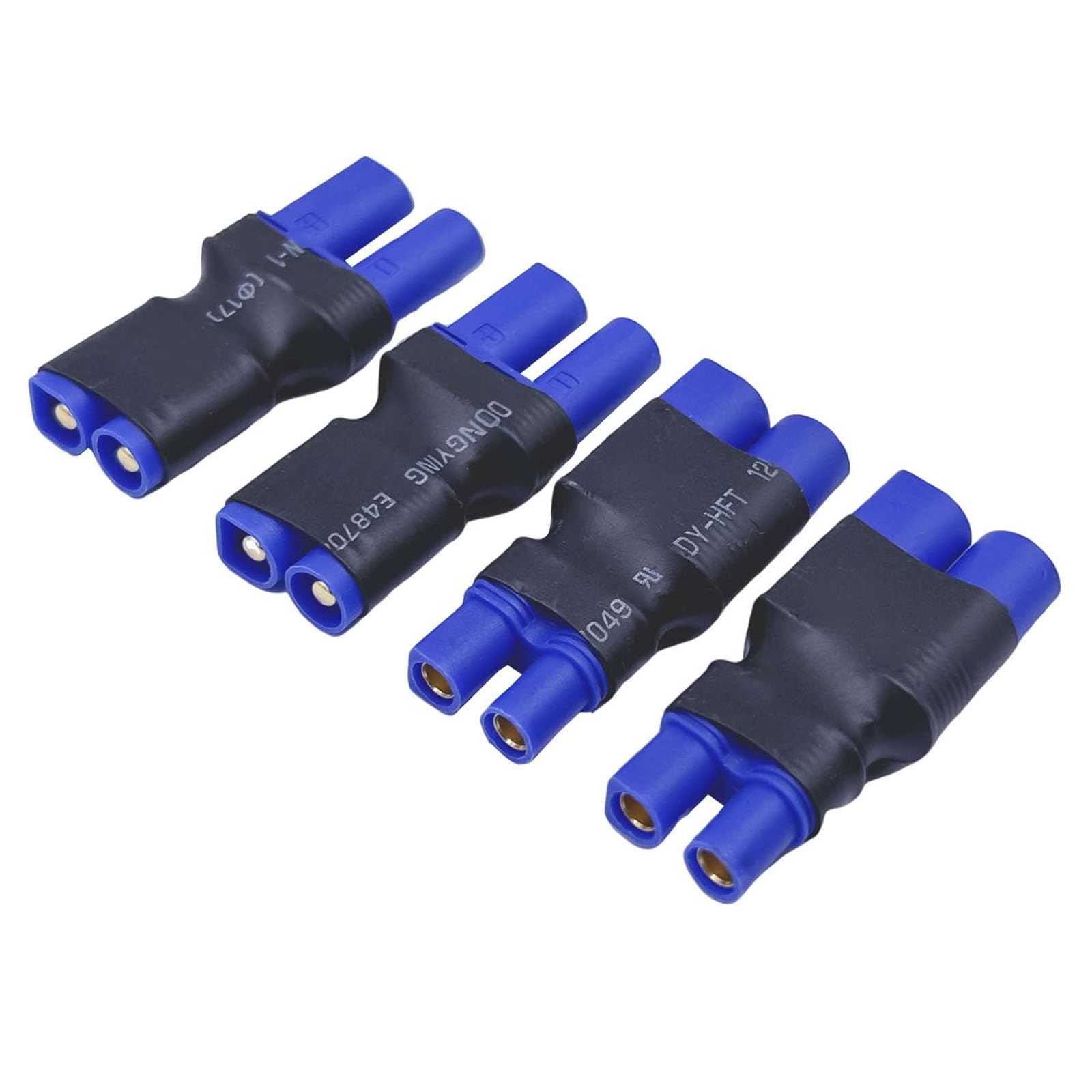 2Pairs EC3 to EC5 Male Female Connector Adapter for RC Lipo Battery Connectors