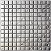 Decostyle DEC-47082626113 Mosaico Decorativo, Plata, 8 mm, 30 x 30 cm