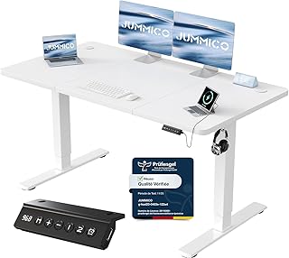 Bureau Assis Debout Électrique JUMMICO : avis, prix 2026 ✅ JUMMICO Bureau Assis Debout Électrique avec USB